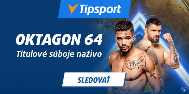 Sledujte dva titulové zápasy na turnaji Oktagon 64 naživo na Tipsport TV!